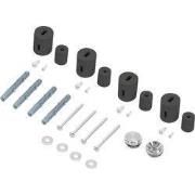 Console voor designradiator antraciet voor rechte modellen LuxeBath