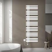 Badkamer radiator middenaansluiting 500x1600 mm wit met verwarmingsele...