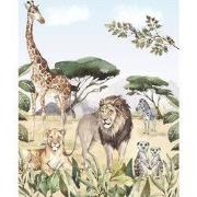 De leeuwenkoning - Kinderbehang - 194,8 cm x 280 cm - Walloha