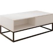 Meubella - Salontafel Delta - Wit - 120 cm