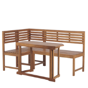 TREIA  - Tuinset voor 4 - Lichte houtkleur - Acaciahout