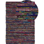 BARTIN - Laagpolig vloerkleed - Multicolor - 140 x 200 cm - Polyester