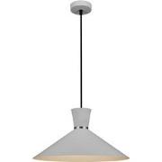 KONO pendel Ã˜39,5 E27 wit/wit