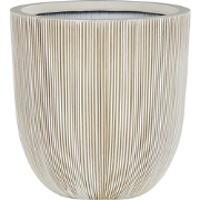 CHIOS - Bloempot - Wit - 37 cm - Polyresin