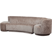 WOOOD Combi-Popular Modulaire Bank - Chenille - Taupe - 72x345x97