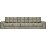 WOOOD Second Date 3-zits Bank - Structure Velvet - Frost