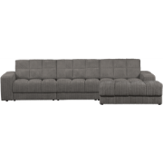 WOOOD Second Date Chaise Longue Rechts - Grove Ribstof - Terrazzo