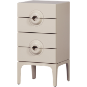 WOOOD ladekast 4 lades Merge - Hout - Greige - 89x44x45 cm