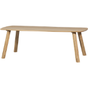 WOOOD Tablo Eettafel Deens Ovaal 220x100 - Eiken - Transparant