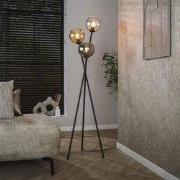 Hoyz Collection - Vloerlamp Multi Globe 3-lichts - Artic Zwart