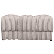 WOOOD Second Date Hocker - Grove Ribstof - Naturel