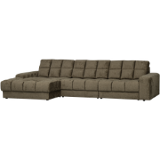 WOOOD Second Date Chaise Longue Links - Structure Velvet - Bonsai