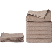 Ten Cate Handdoeken 6 stuks - 50x100 cm - Washandjes 6 stuks - Taupe