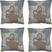 Madison -  Zitkussen Grafi sage - Ca. 50x50 cm - Set van 4