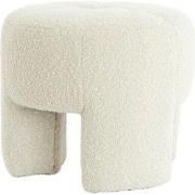 Light & Living - Poef BATOEMI - Ø51x45cm - Wit