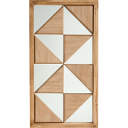 HIESVILLE - Wanddecoratie - Lichtbruin - Dennenhout