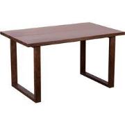 Lewis & Loft Eettafel Lore - Rechthoek - FSC® - 140 cm - Walnoot bruin