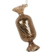 Clayre & Eef Kersthanger Ø 5x13 cm Goudkleurig Glas