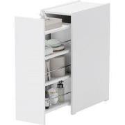 Apothekerkast Badkamerkast Vrijstaand 47x25x66 cm - Wit