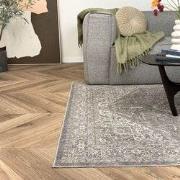 Vintage vloerkleed Ethel Groen/Blauw Groen; Blauw - Polyester - 200 x ...