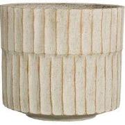 Apiro pot rond off white h15xd17,5cm