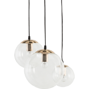 LADON - Hanglamp - Goud - Glas