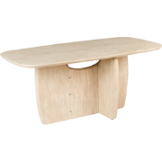 TRAVERS - Eettafel - Lichtbruin - 180 x 90 cm - MDF