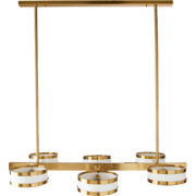 Witte en gouden metalen lamp SONIK