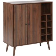 TULLAMORE - Dressoir 2 deuren - Donkerhout - Vezelplaat