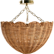 MANDEKAL - Hanglamp - Natuurlijk - Rotan