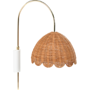 VALUKKAI - Wandlamp - Natuurlijk - Rotan