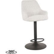 LABEL51 Barkruk Fender - Champagne - Boucle - Gaslift