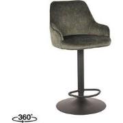 LABEL51 Barkruk Fender - Hunter - Velours - Gaslift