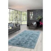 Lumbini Effen Viscose Zilver vloerkleed - Handgeweven - 140 X 200 CM
