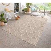 Tenedo Indoor & Outdoor Beige vloerkleed - Barok Design - 80 X 150 CM