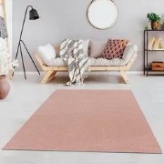 Liam Effen Roze vloerkleed - - 80 X 250 CM