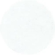 Azure Hoogpolig Effen Wit vloerkleed - Rond - 120 X 120 CM
