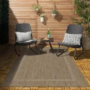 Capri Buitenkleed Indoor & Outdoor Bruin - 80 X 150 CM