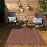 Capri Buitenkleed Indoor & Outdoor Rood - 120 X 170 CM