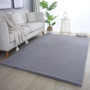 Teresa Hoogpolig Fluffy Grijs vloerkleed - - 80 X 150 CM