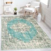Burano vloerkleed - Medaillon Vintage - Mint Groen - 200 X 290 CM