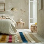 Medina vloerkleed - Jute - Laagpolig Modern - Naturel / Multi - 120 X ...