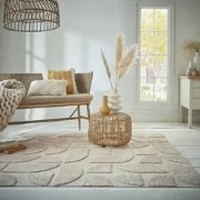Ada Arch vloerkleed - Geometrisch - Laagpolig Modern - Naturel - 120 X...