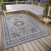 Klassiek Binnen- En Buitenkleed - Kadi Grijs/Blauw - 120 X 180 CM