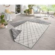 Binnen & Buiten Omkeerbaar vloerkleed - Malaga Grijs/Crème - 200 X 290...