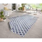 Binnen & Buiten Omkeerbaar vloerkleed - Nizza Blauw/Crème - 80 X 250 C...