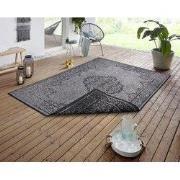 Vintage Binnen & Buitenkleed Omkeerbaar - Cebu Grijs/Antraciet - 80 X ...