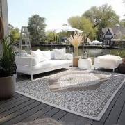 Elle Decoration - Binnen & Buitenkleed - Omkeerbaar - Meekly - Linen /...