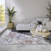 Freundin Home Collection - Asya Laagpolig Vintage vloerkleed - Blauw /...