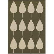 Kindervloerkleed Adventures - Lovely Leaves - Groen / Creme - 160x235 ...